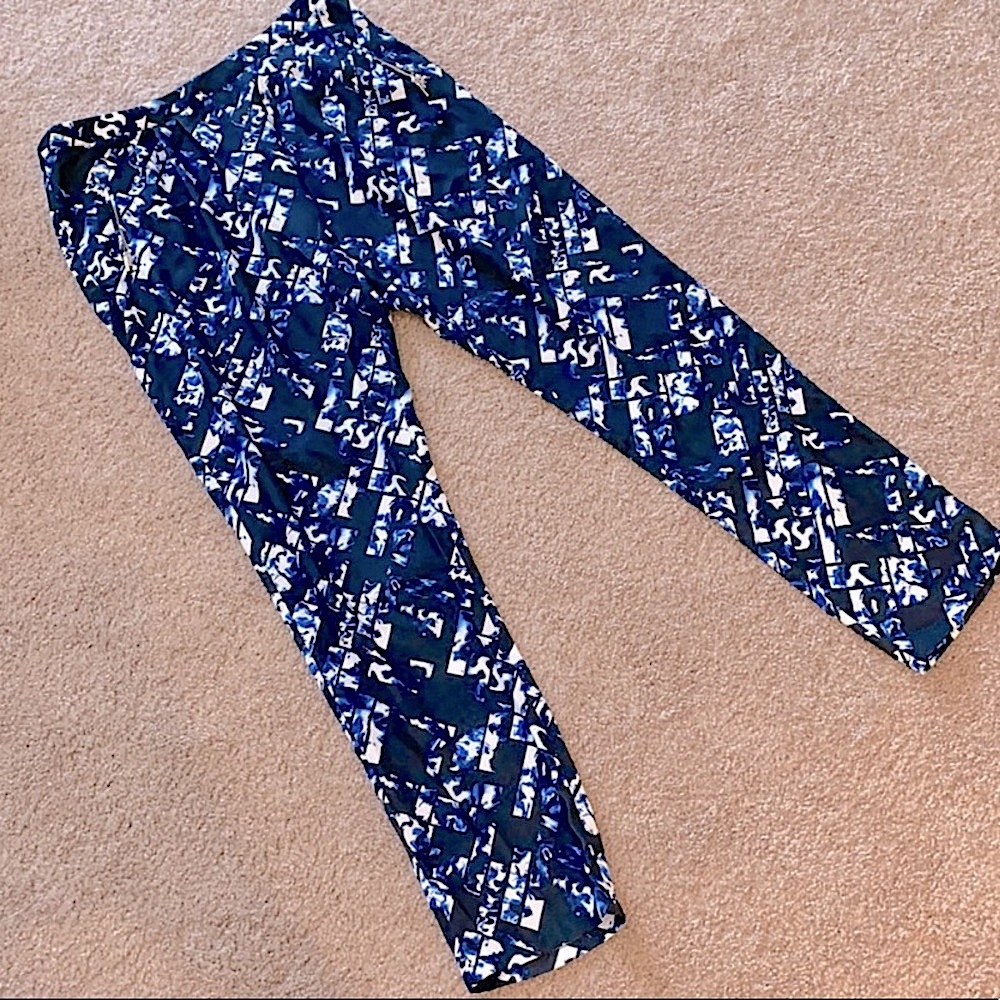 Back Zip Straight Leg Pants